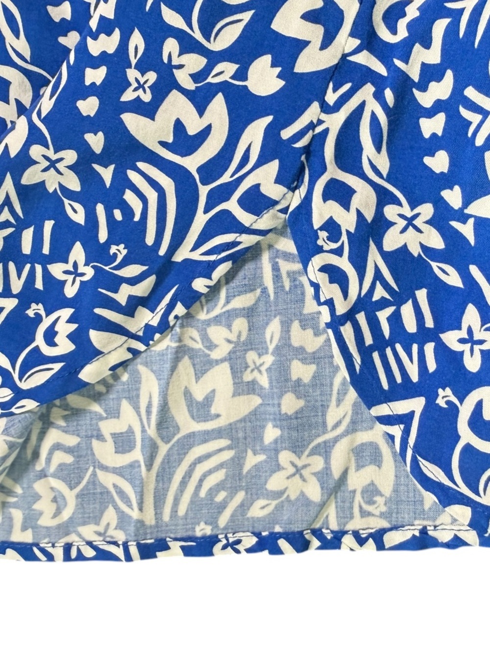Pendleton Tala Floral Dress NWT Blue White Rayon Shift Dress Size Small - Picture 5 of 11